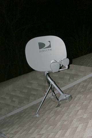 Completed dish installation